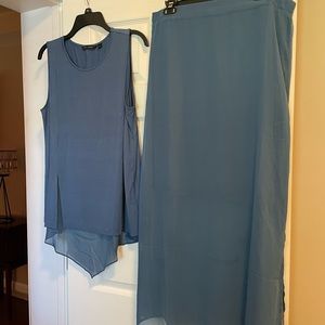 Gorgeous 2 piece skirt & top!  NWOTS H HALSTON. M